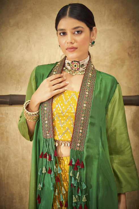 Green Shaded Cape